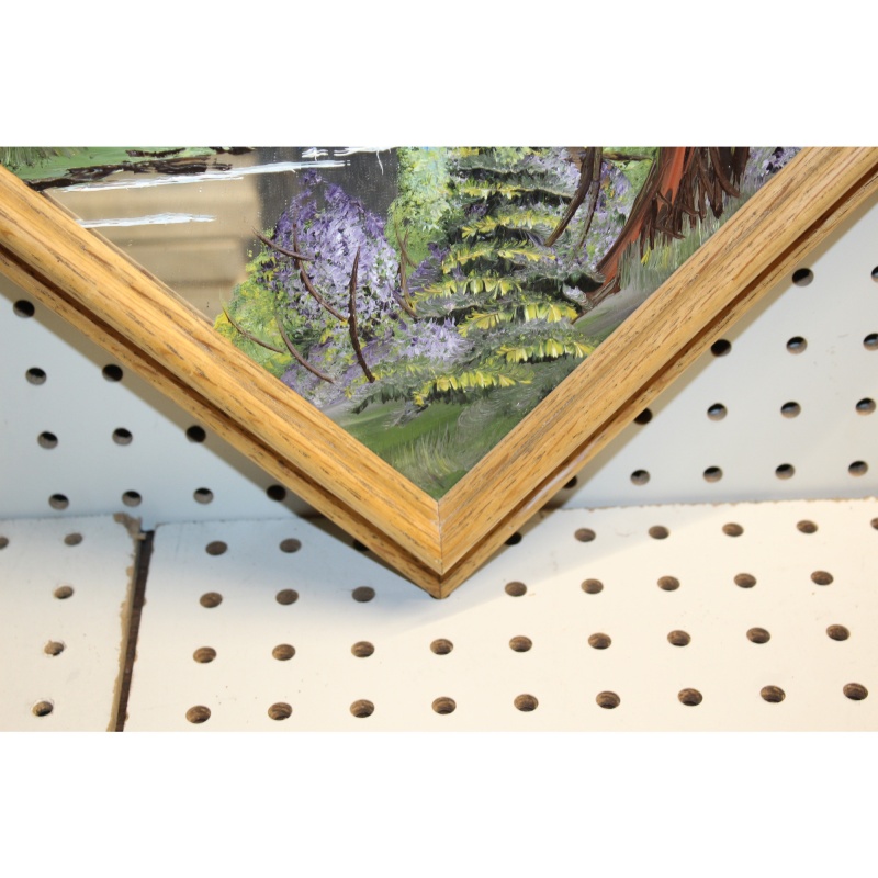 20 x 20 Framed Painting  on Mirror Originals by Ram Royce McNett