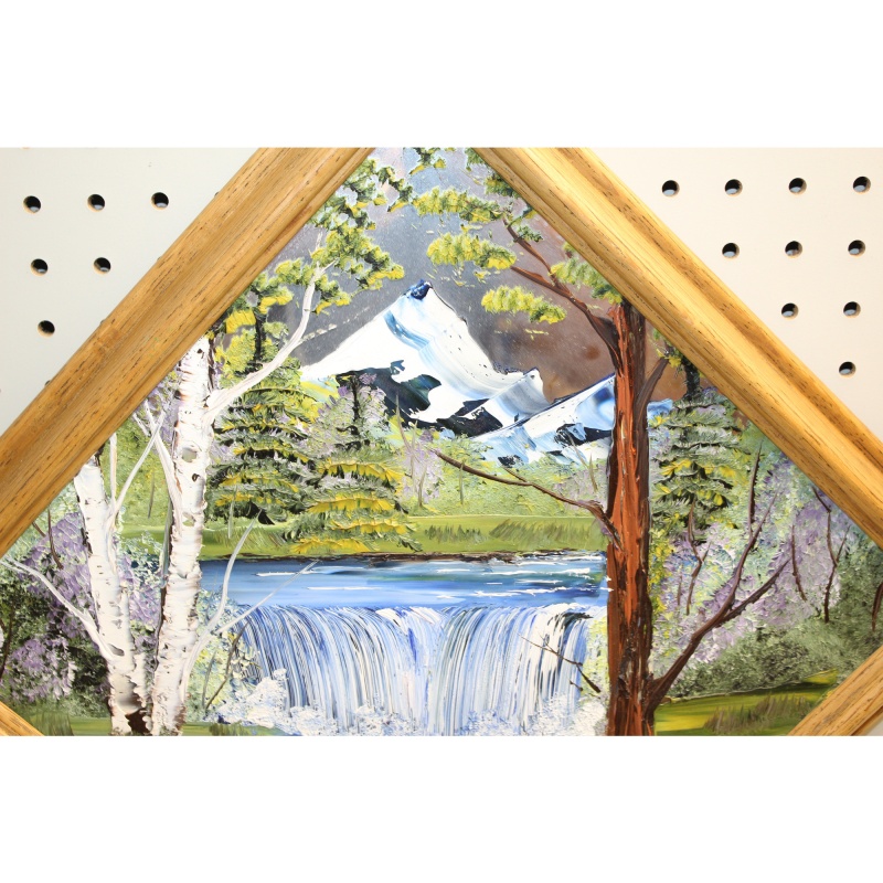 20 x 20 Framed Painting  on Mirror Originals by Ram Royce McNett