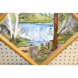 20 x 20 Framed Painting  on Mirror Originals by Ram Royce McNett