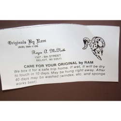 20 x 20 Framed Painting  on Mirror Originals by Ram Royce McNett