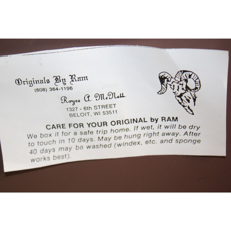 20 x 20 Framed Painting  on Mirror Originals by Ram Royce McNett