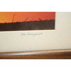 16 x 13 Framed Picture Signed Bill Banaszewski