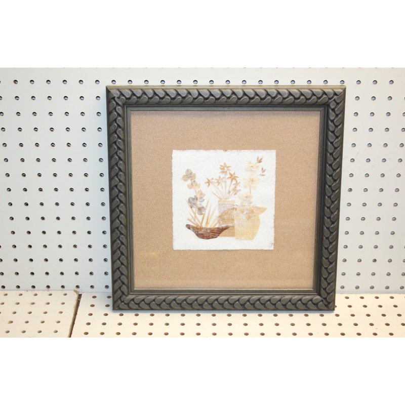 14.5 x 14.5 Framed Art FROM MADAGASCAR