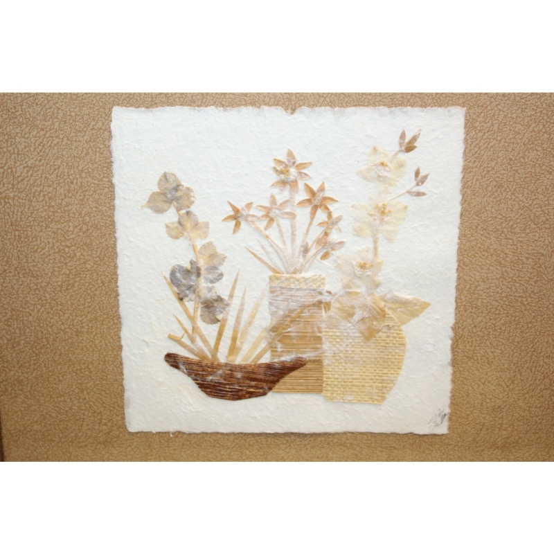 14.5 x 14.5 Framed Art FROM MADAGASCAR