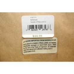 14.5 x 14.5 Framed Art FROM MADAGASCAR