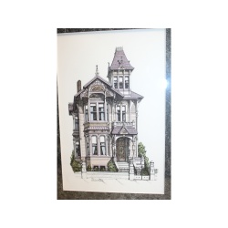 12.5 x 16.5 Framed Print Signed DEBBIE PATRICK 7/4/95