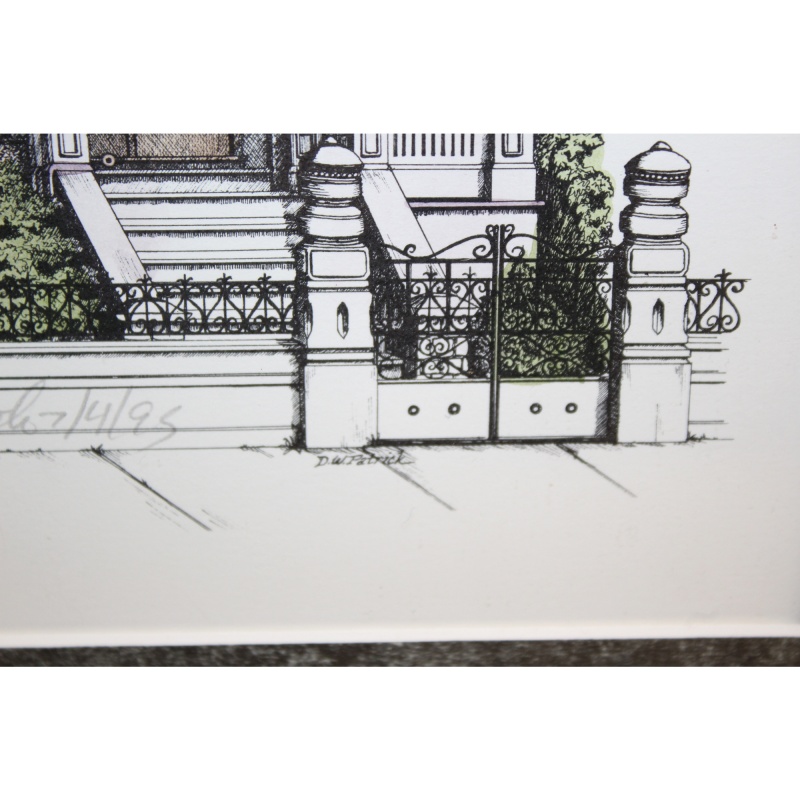 12.5 x 16.5 Framed Print Signed DEBBIE PATRICK 7/4/95