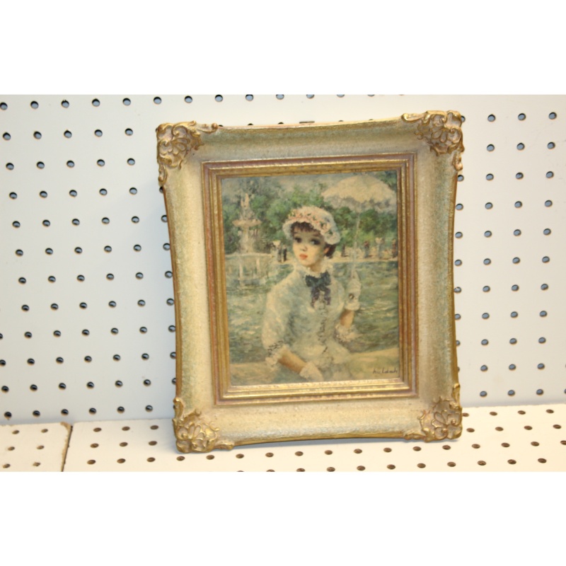 10 x 11 Framed Print Signed HULDAH