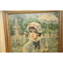 10 x 11 Framed Print Signed HULDAH