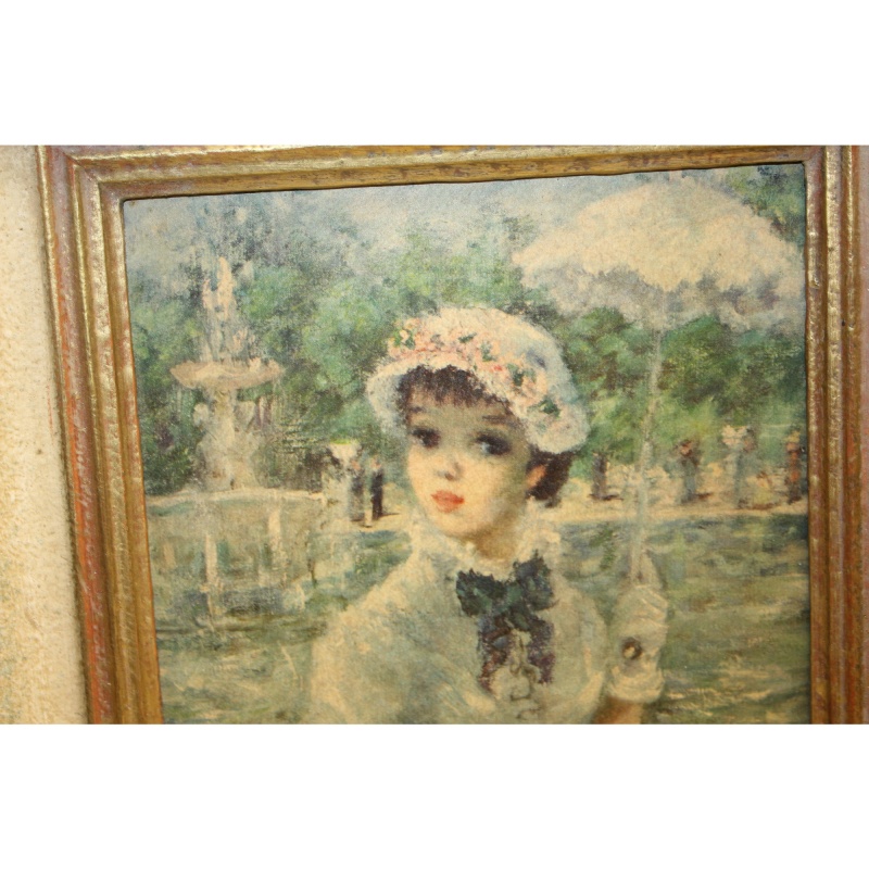 10 x 11 Framed Print Signed HULDAH