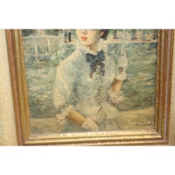 10 x 11 Framed Print Signed HULDAH