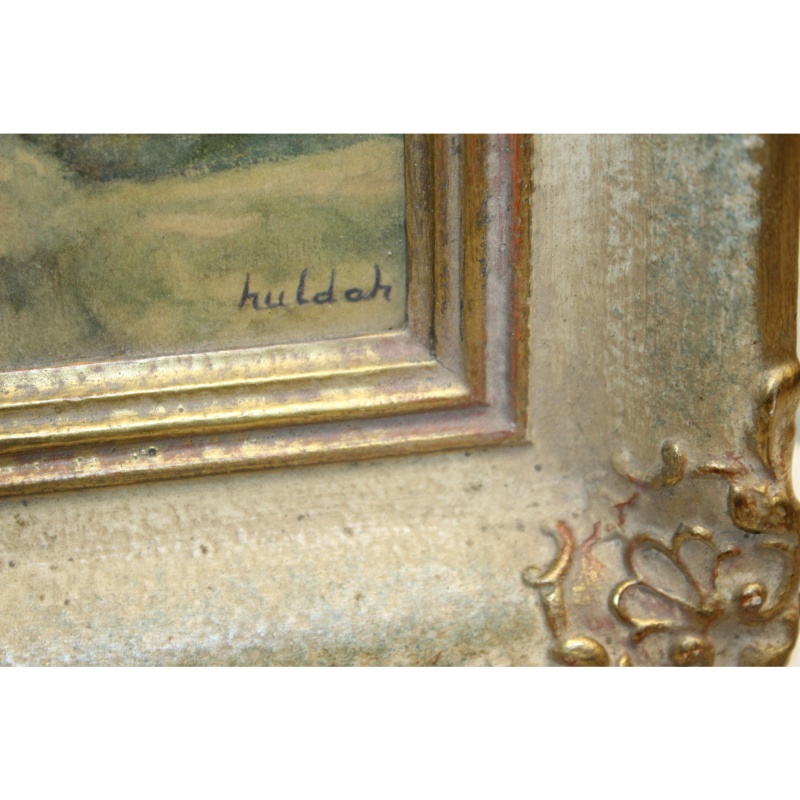 10 x 11 Framed Print Signed HULDAH