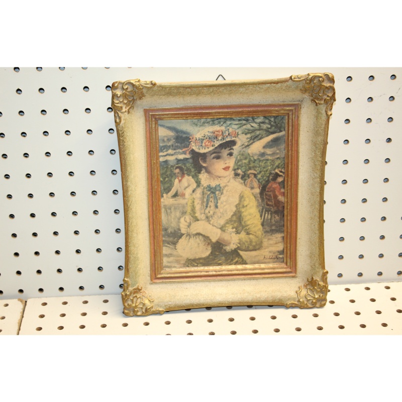 10 x 11 Framed Print Signed HULDAH