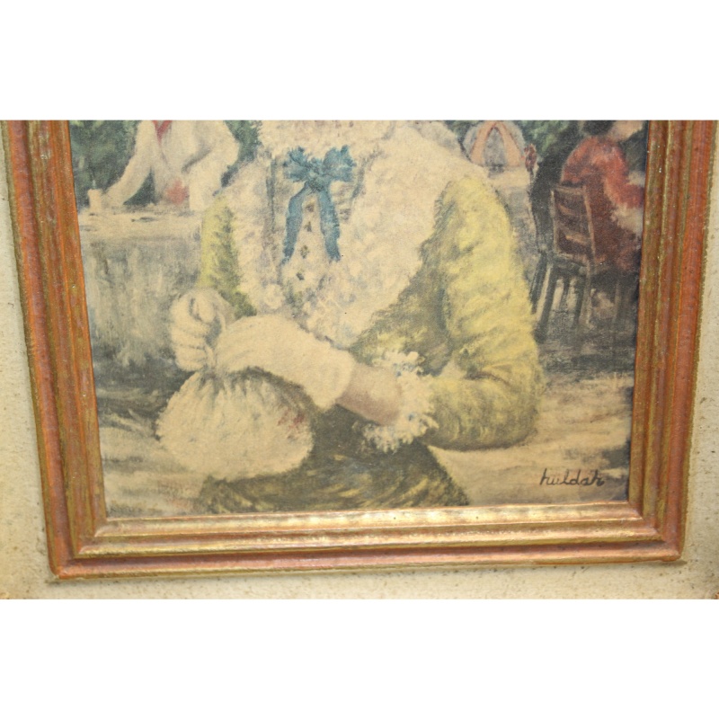 10 x 11 Framed Print Signed HULDAH