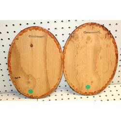 8 x 12 INdian art on wood LOT OF 2