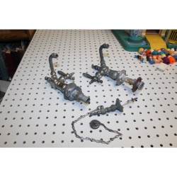  Vintage Hot & Cold Side Handle Faucet Fixtures W/ Stopper Architectural Salvage