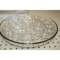 Anchor Hocking Presence 4 pc Entertainment Set, Devil Eggs Tray, Appetizer Tray