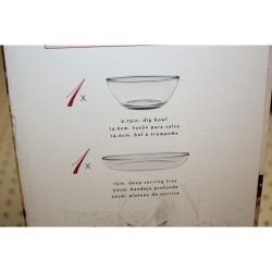 Anchor Hocking Presence 4 pc Entertainment Set, Devil Eggs Tray, Appetizer Tray