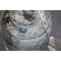 Antique Vintage Prest-O-Lite Torch Acetylene Tank with Type R-411-B Regulator