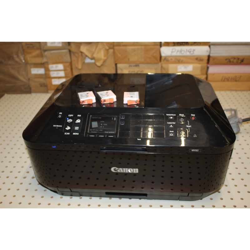 Canon Pixma MX922 Wireless All-in-1 Print Copy Scan Fax Color Printer