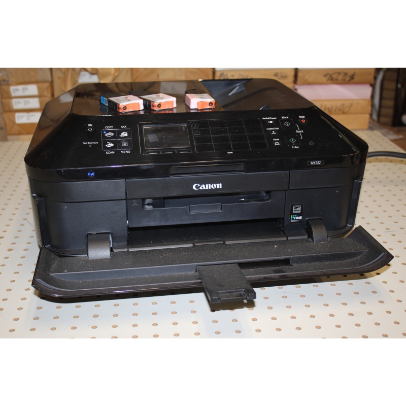 Canon Pixma MX922 Wireless All-in-1 Print Copy Scan Fax Color Printer