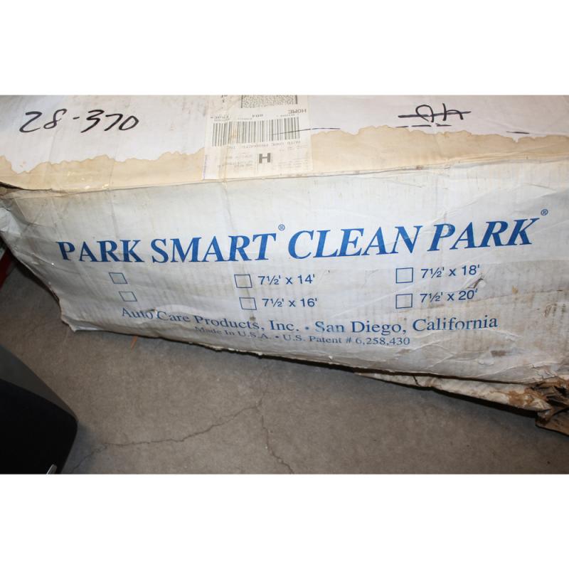 Clean Park 70718 18' x 7.5' Heavy-Duty Garage Mat