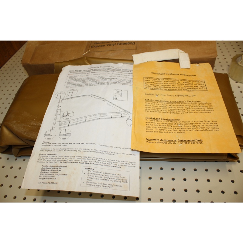 Clean Park 70718 18 x 7.5 Heavy-Duty Garage Mat