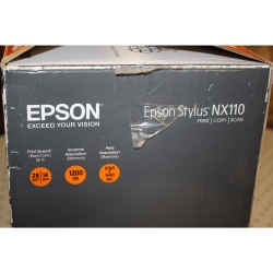 Epson Stylus NX110 All-in-One Printer Print Copy Scan Original Box - Never used