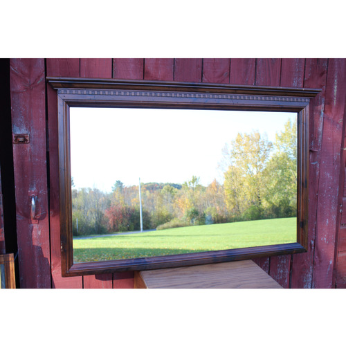 Ethan Allen Antique Pine Old Tavern 54.5" x 36.5" Dresser / Wall Mirror 12-5010