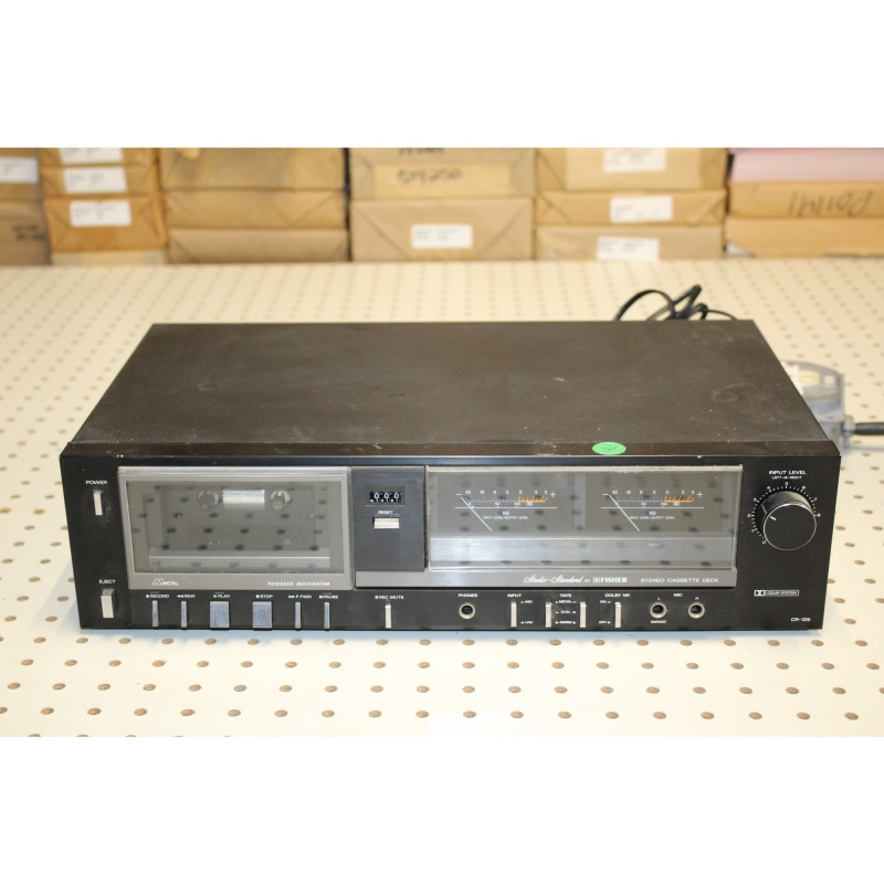 Fisher CR-125 is a stereo cassette deck with Dolby B noise reduction