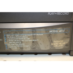 Go Video GV4010 Dual Deck System VHS VCR Tape Recorder