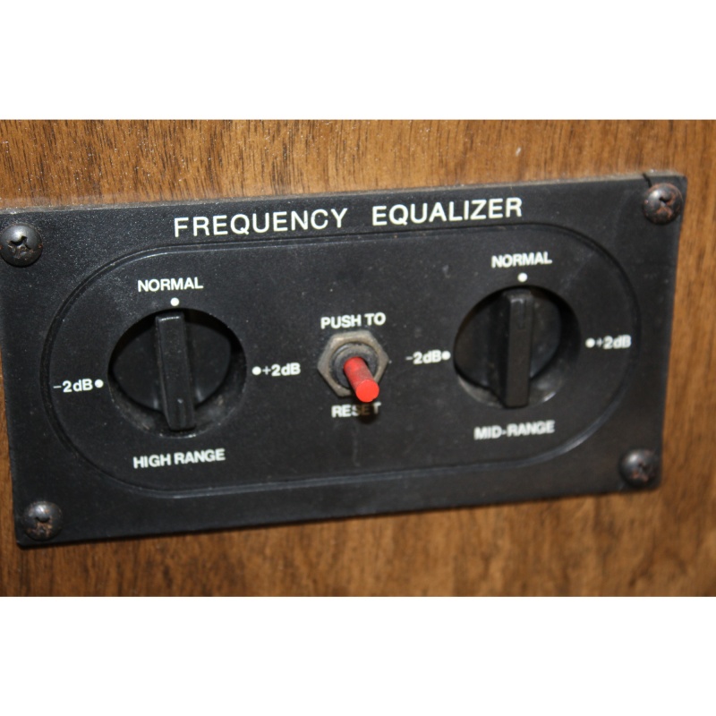 Pair of Seiko / Pioneer Loud Speakers model SP-400 with Polk Audio Woofers