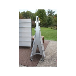 Heavy Duty / All metal Brochure Literature Rack on Wheels
