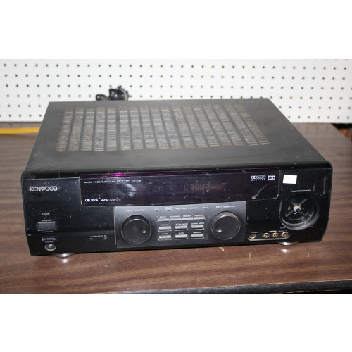 Kenwood VR-409 AV Surround Receiver 6 chan Input S Video No Remote Missing Knob
