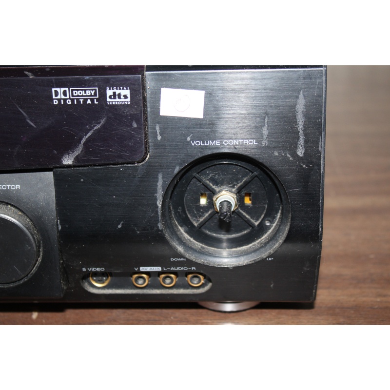 Kenwood VR-409 AV Surround Receiver 6 chan Input S Video No Remote Missing Knob