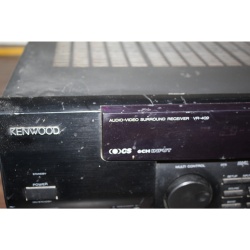 Kenwood VR-409 AV Surround Receiver 6 chan Input S Video No Remote Missing Knob