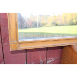 Large Thomasville Mid Century 53" x 37" Wood Frame Mirror