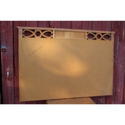 Large Thomasville Mid Century 53" x 37" Wood Frame Mirror