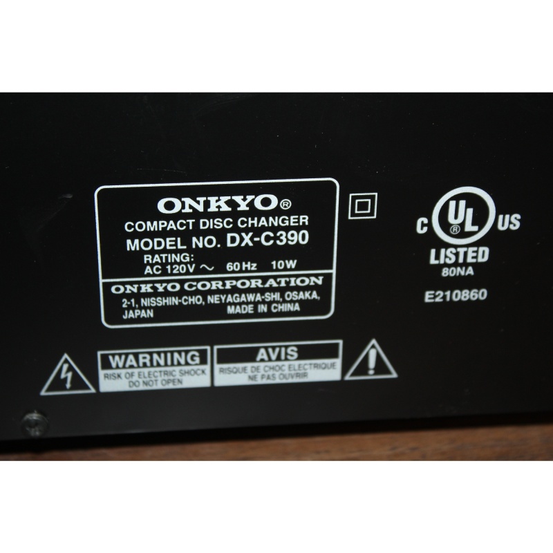 Onkyo DX-C390 6-Disc Carousel CD Changer