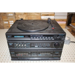 Panasonic SG-H10 Stereo Music System Record Cassette AM/FM Radio Missing Cover