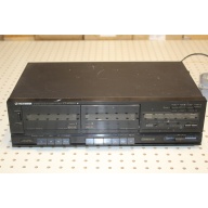 Pioneer Stereo Dual Double Cassette Deck Tape Player Dolby Recorder Ct-w300