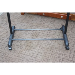 Plastic base Light Duty Garment Rack on Wheels