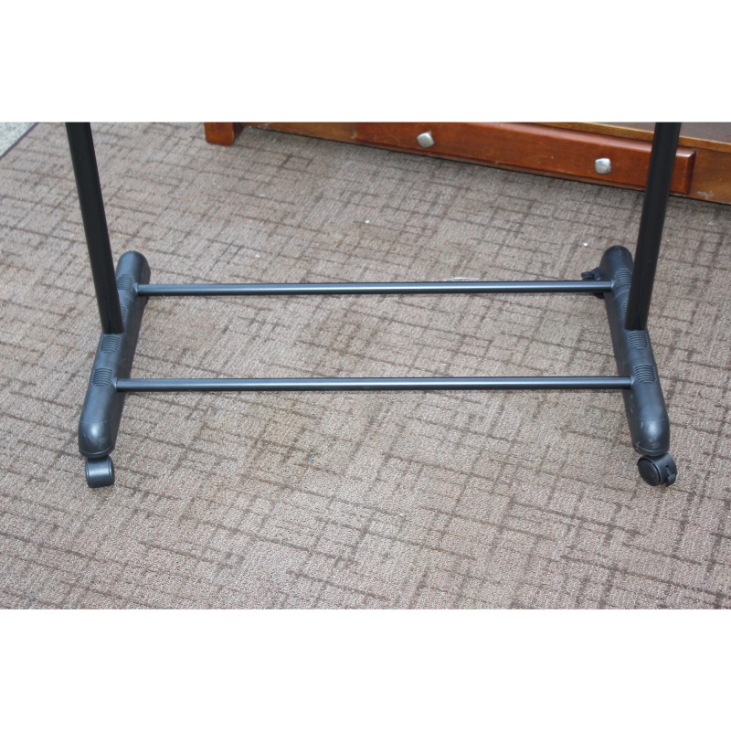 Plastic base Light Duty Garment Rack on Wheels