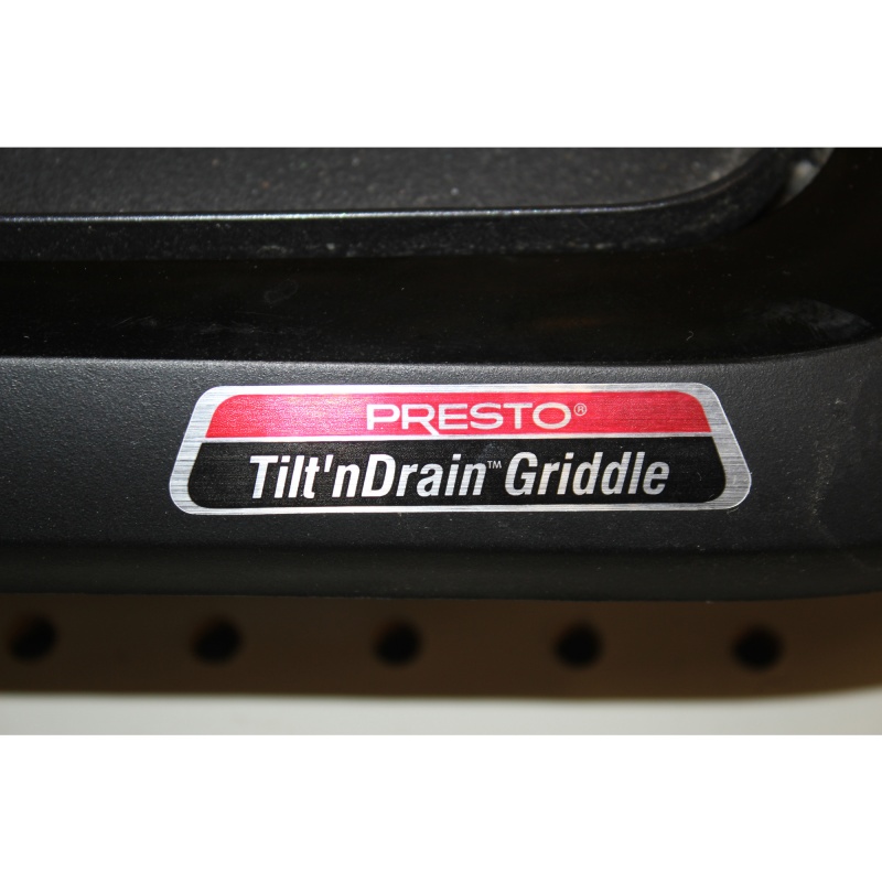 Presto Tilt n Drain Griddle Electric Griddle