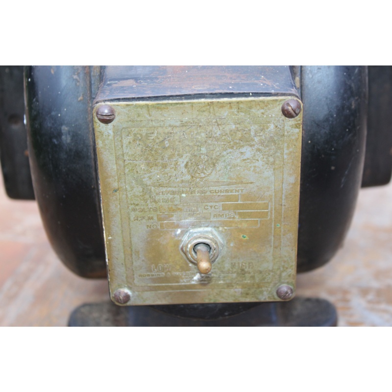 Robbins Myers Lathe Dental Motor 115V 1750 3450 RPM USA - Tested Works