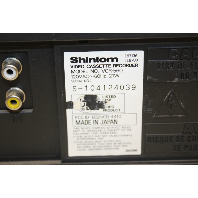 Shintom VCR VCR-560 - Parts & Repair