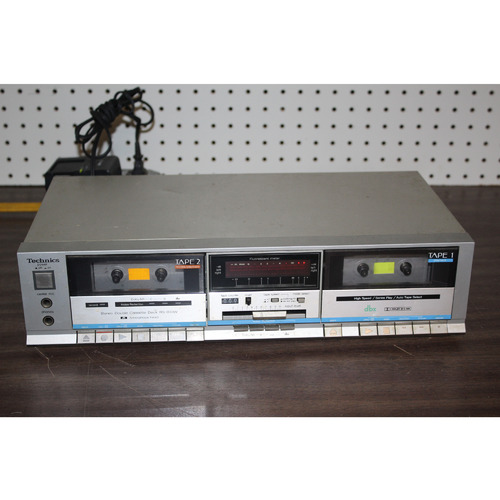 Technics RS-B33W Double Dual Cassette Deck Player Recorder