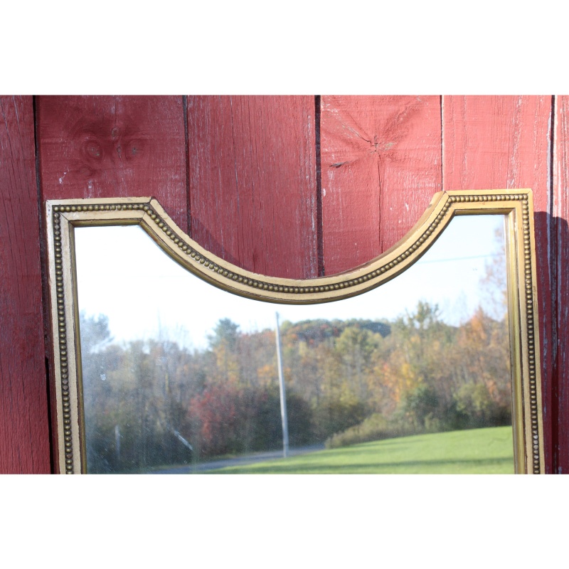 Unique Design 21.5" x 33.5" Gold Frame Mirror - Very Good Condition