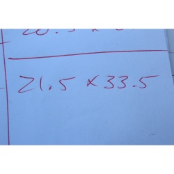 Unique Design 21.5" x 33.5" Gold Frame Mirror - Very Good Condition