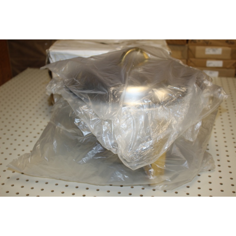 Update International DC-4/GB Stainless Steel Gold-Accented Chafer, Round 4-Quart